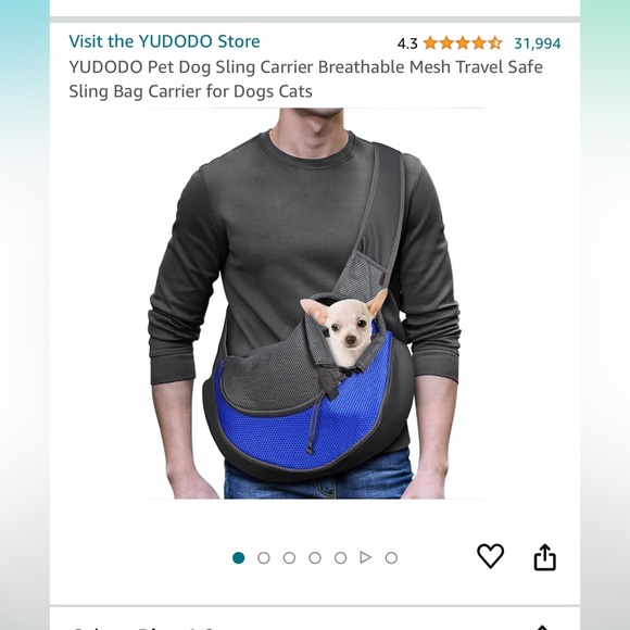 Small dog pet carrier - Picture 1 of 3